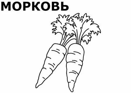 Распечатать картинки овощей для детей