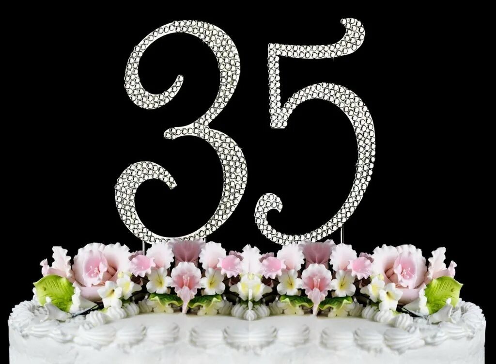 С юбилеем 35. С днём рождения 35 лет женщине. Открытки с днём рождения 35 летием. Поздравить с юбилеем 35 лет.