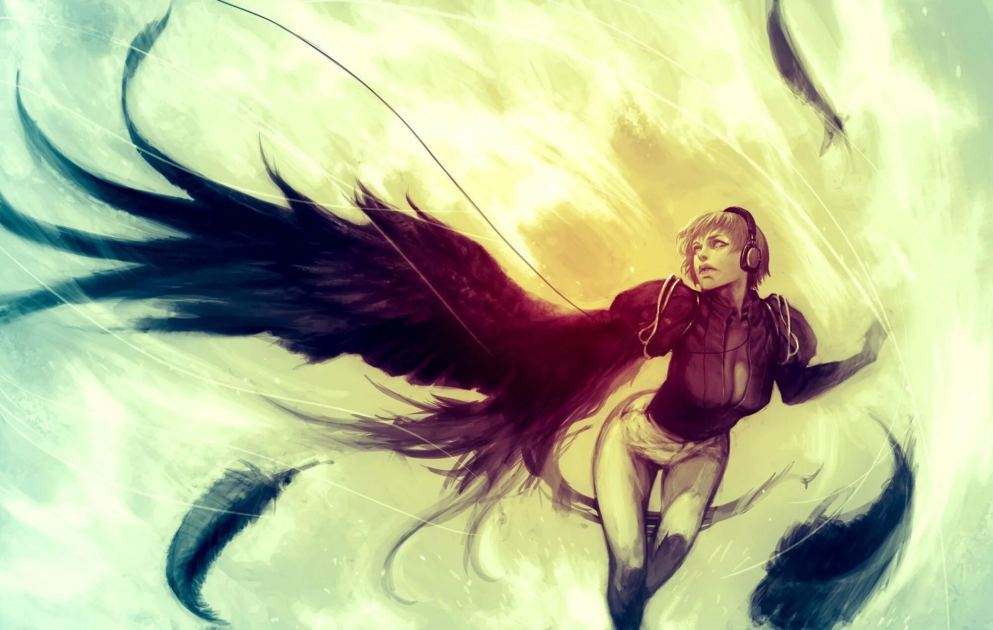 Что такое крылатая дива. Сесилион Багровые Крылья. Девушка с крыльями. Ангел с крыльями. Девушка с крыльями арт.