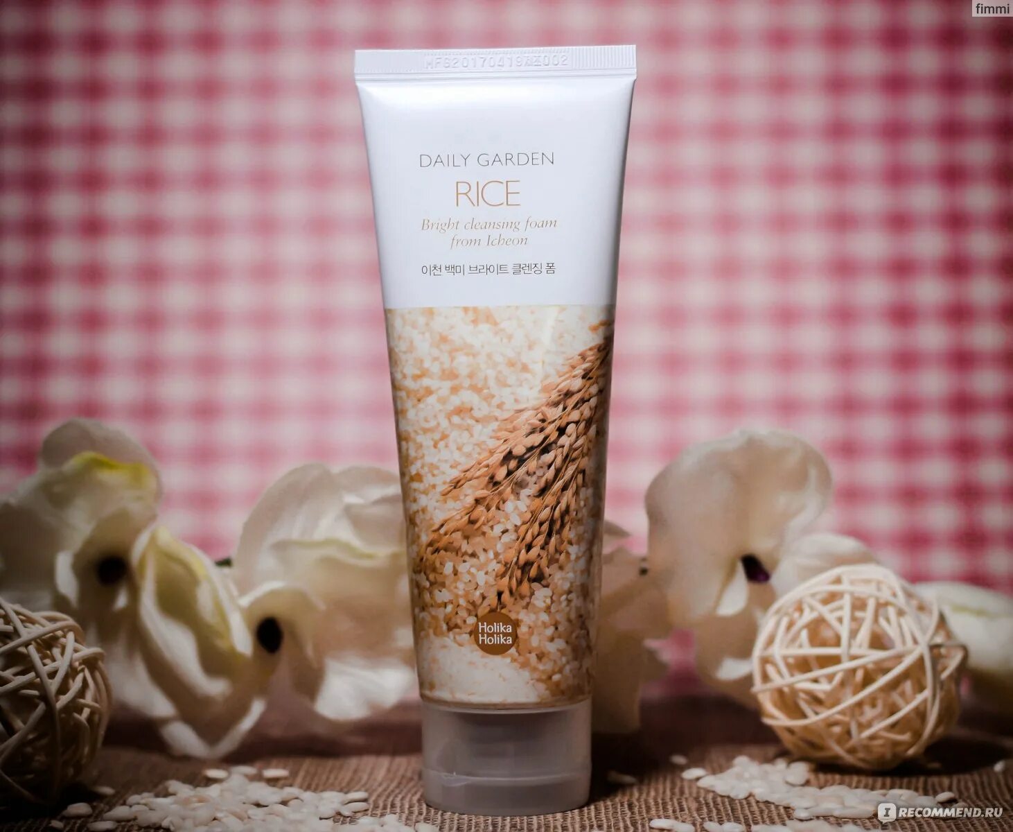 Holika holika cleansing foam. Daily Garden Rice Bright Cleansing Foam from Icheon. Пенка для умывания Holika Holika Daily Garden Rice Bright Cleansing Foam. Холика Холика пенка для умывания Daily Garden Icheon Rice Bright 120 ml. Очищающая пенка с рисом Daily Garden Rice Bright Cleansing Foam from Icheon.