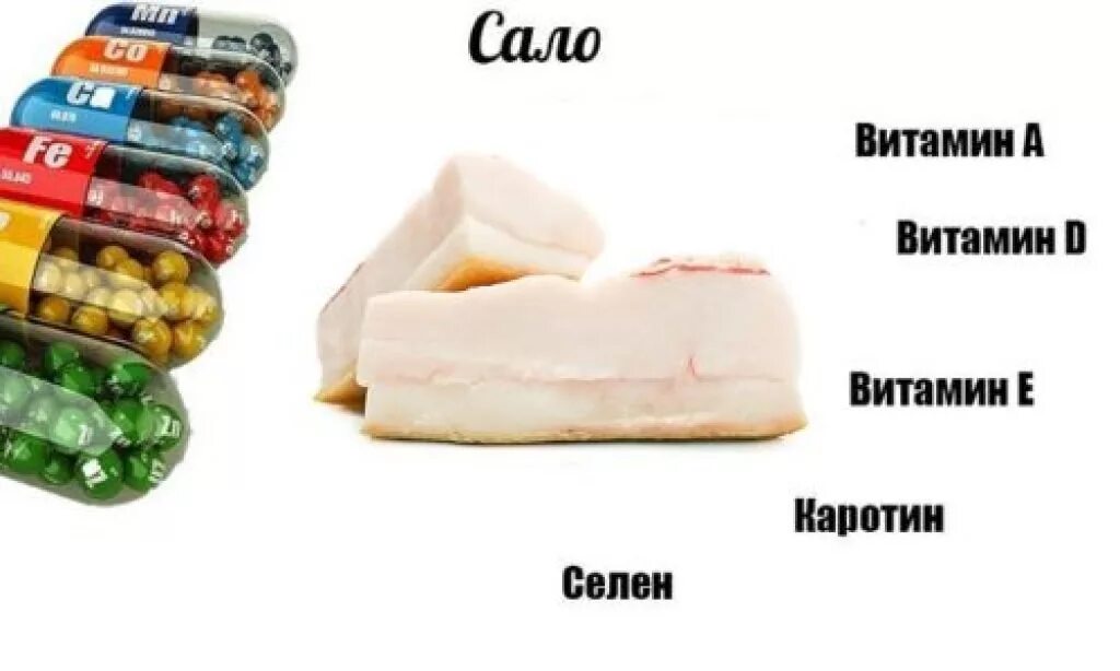 В сале есть витамин. В сале есть витамин. Сало вредное. В сале есть витамин. Польза сала.