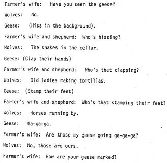 Dialogue examples