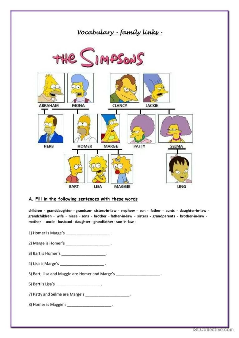 Write the sentences using the possessive case