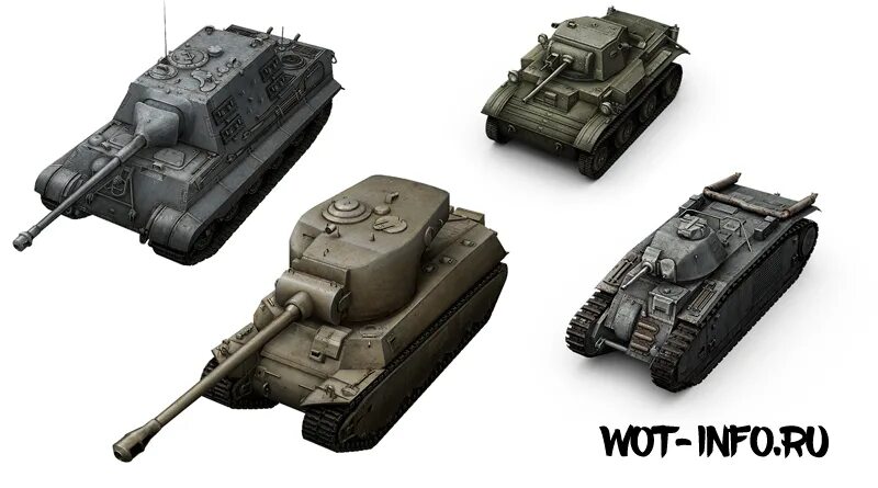 Коллижн модели танков World of Tanks.