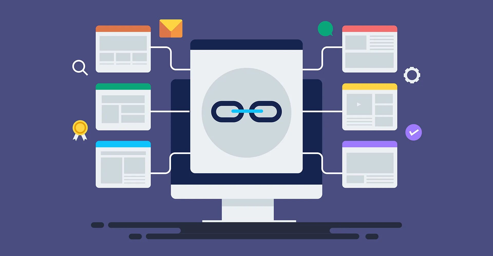 Linked website