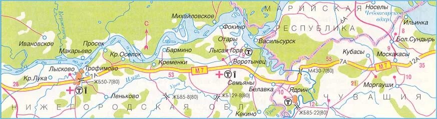 Г д м 7. Трасса м7 Волга на карте. Карта Казани дороги м7. Трасса м7 на карте Татарстана. Трасса м7 Волга на карте Башкирии.