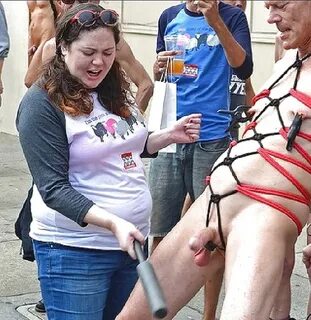 Public ballbusting - Photo #0.