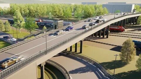 Мост в узловой через переезд камера
