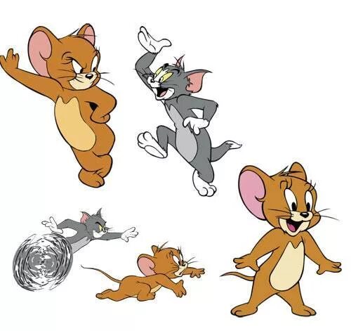 Tom jerry 2. Том и Джерри. Том и Джерри герои. Мультяшные герои том и Джерри. Картинки том иджери.