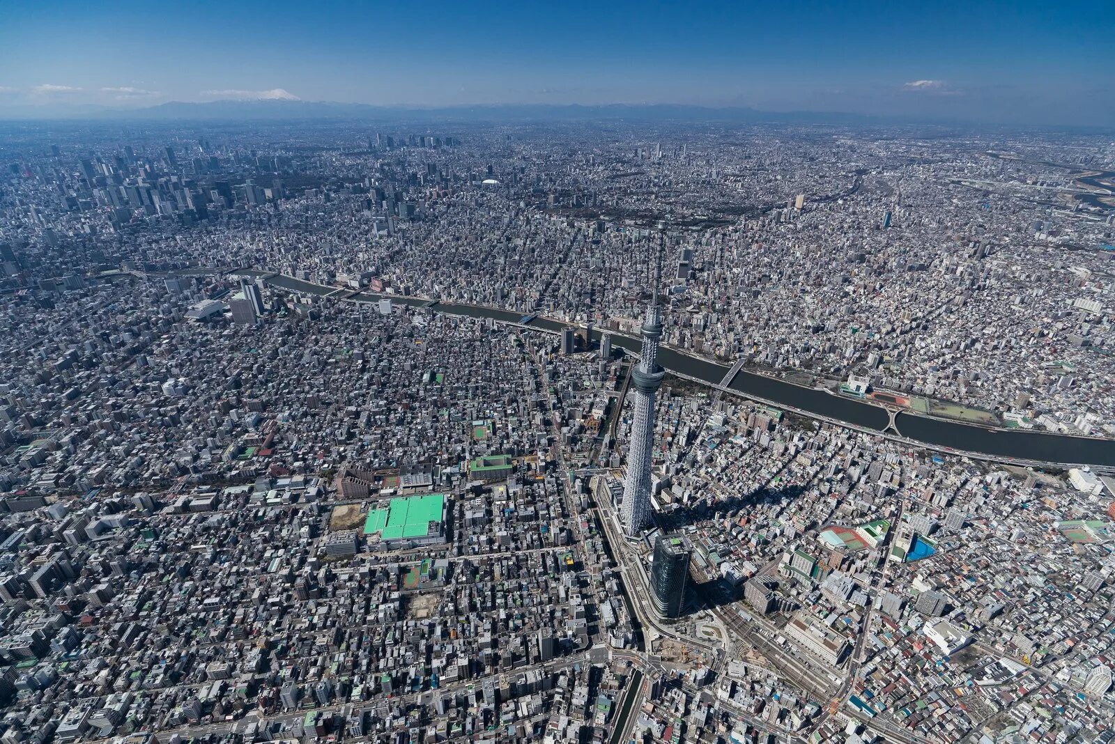 Токио с высоты птичьего полета. Агломерация Токио. Агломерация Токио Япония. Вид с Tokyo Skytree.