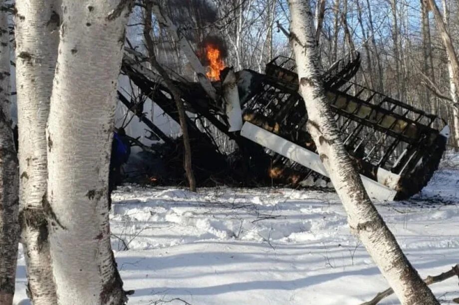 В приморском крае упал
