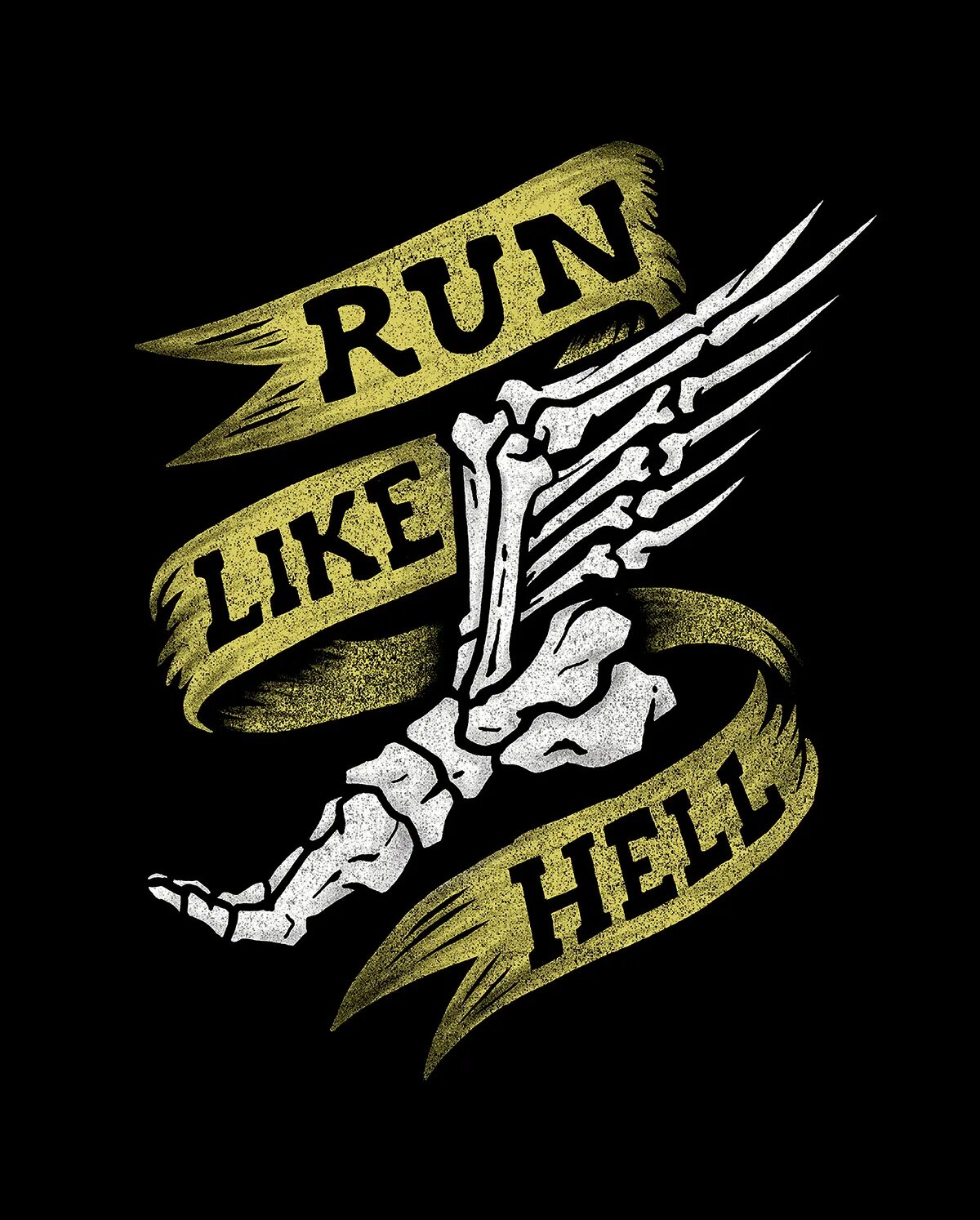 Like Hell. Run like a Hell футболка under Arms. Design from Hell. Like Hell Design. Running like hell