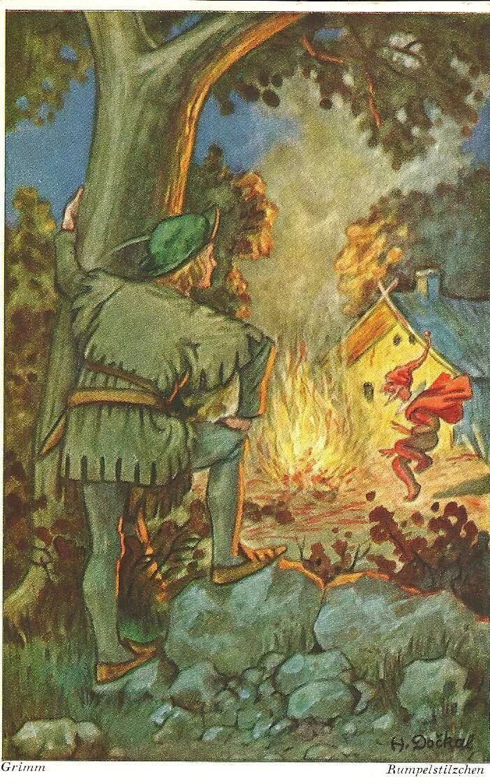 Румпельштильцхен братья. Румпельштильцхен гном. Гном тихогром сказка. Сказки братьев гримм тителитури. Румпельштильцхен сказка братьев гримм.