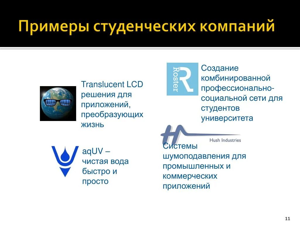 Студ учреждений сред проф образования. Презентация компании для студентов. Презентация примеры для студентов. Презентация предприятия для студентов вузов. Студенческие организации презентация.