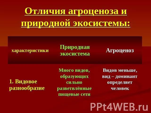 Отличить от природного. Природное экосистема агреценоз. Отлицияагроциноза и природной экосистемы. Отличия агроценоза и природной экосистемы. Различия природной экосистемы и агроэкосистемы.