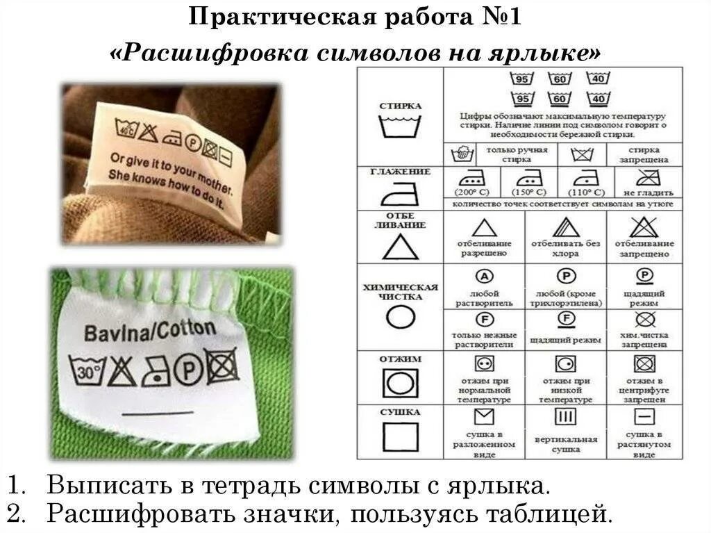 Какую информацию не содержит маркировка