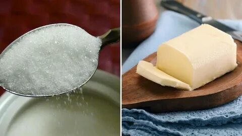 Сливочное масло сахар