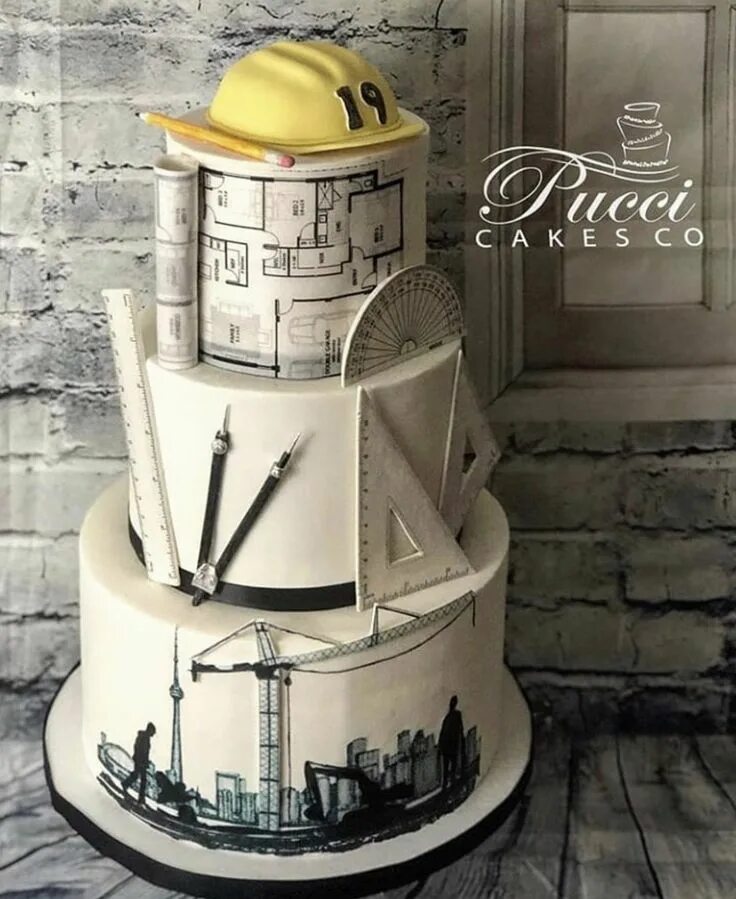 Más mezcla, Maistro... Construction cake, Novelty cakes, Birthday cake decoratin