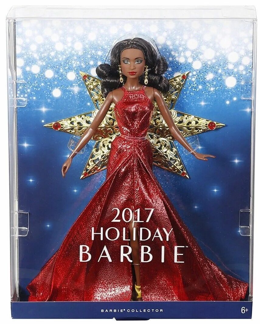 Барби holiday. Барби Холидей 2017. Кукла Barbie праздничная 2017 афроамериканка, 29 см, dyx40. Барби Холидей Маттел 2017.