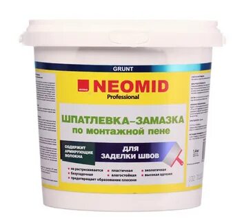 Neomid шпатлевка замазка по монтажной пене