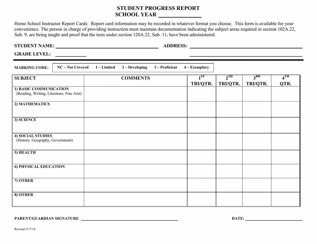 Student&#039;s report. Student report. progress report template. student progress. school report.
