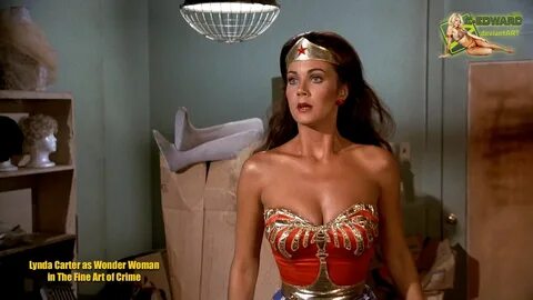 Lynda Carter as Wonder Woman in The Fine Art of Crime Lynda Carter, Classic...