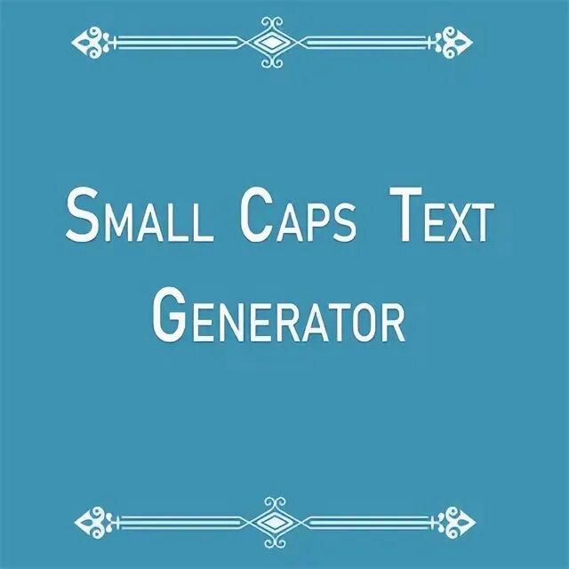 Make text small. Make text small