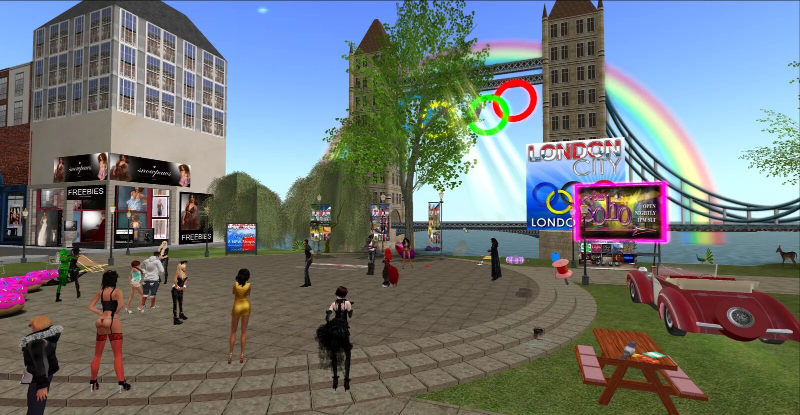 Second life worlds