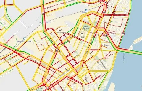 Воронеж на карте дороги