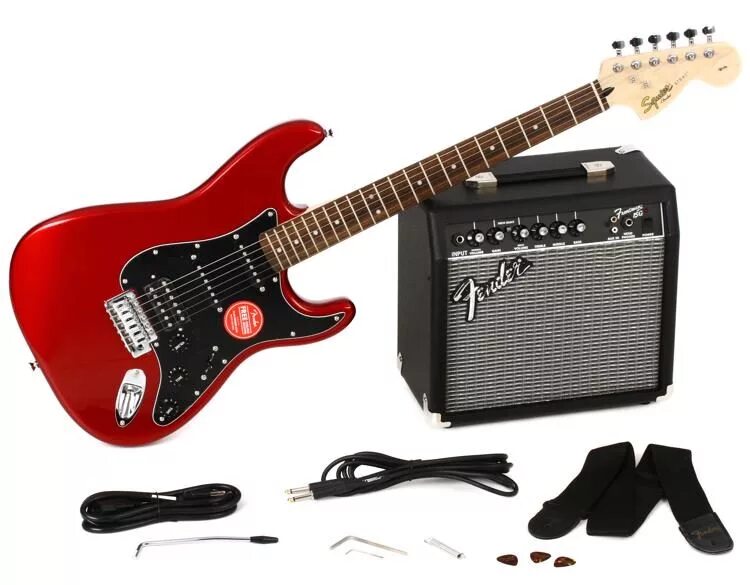 Squier Stratocaster Affinity Red. Fender 15g. Fender Stratocaster Red набор. Комплект Fender Squier Stratocaster Pack. Купить электрогитару недорого