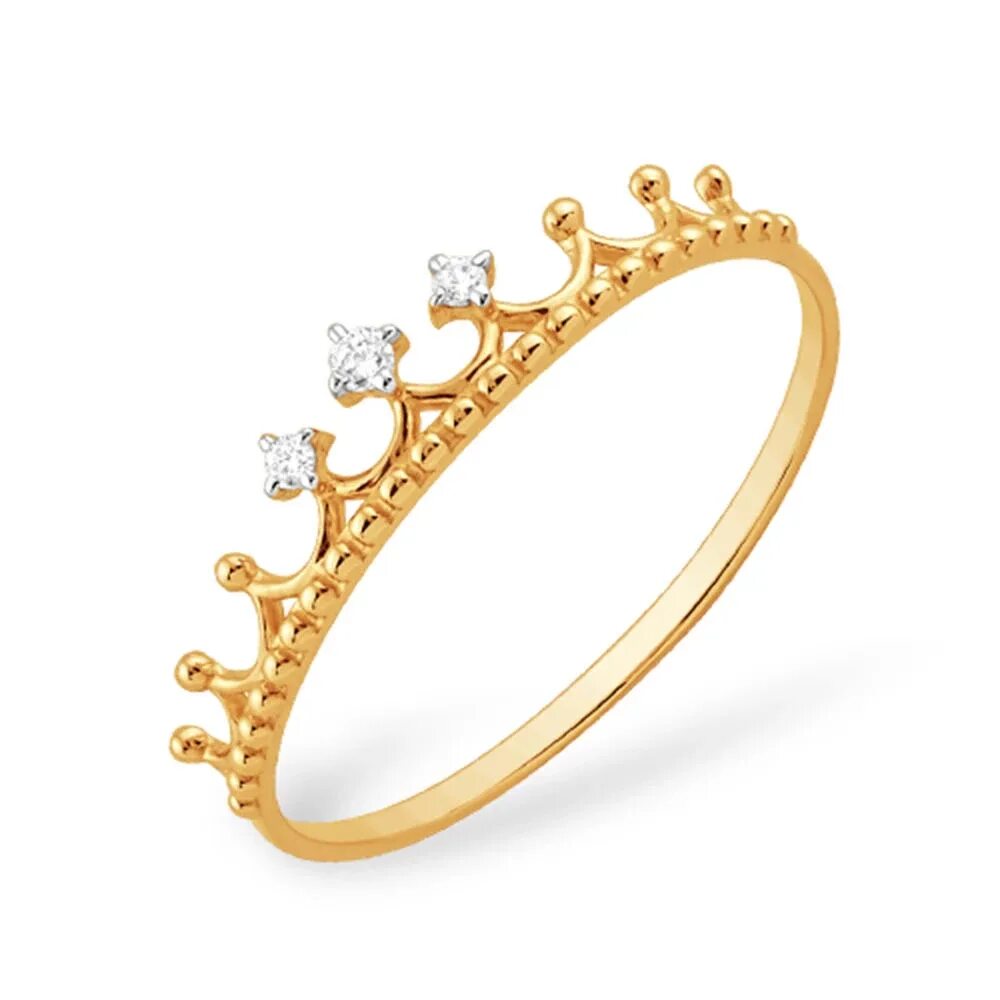 Кольцо из золота с фианитами 585. Кольцо корона с фианитами 585. Золотое кольцо корона 585 пробы. Золото кольцо корона к1306.