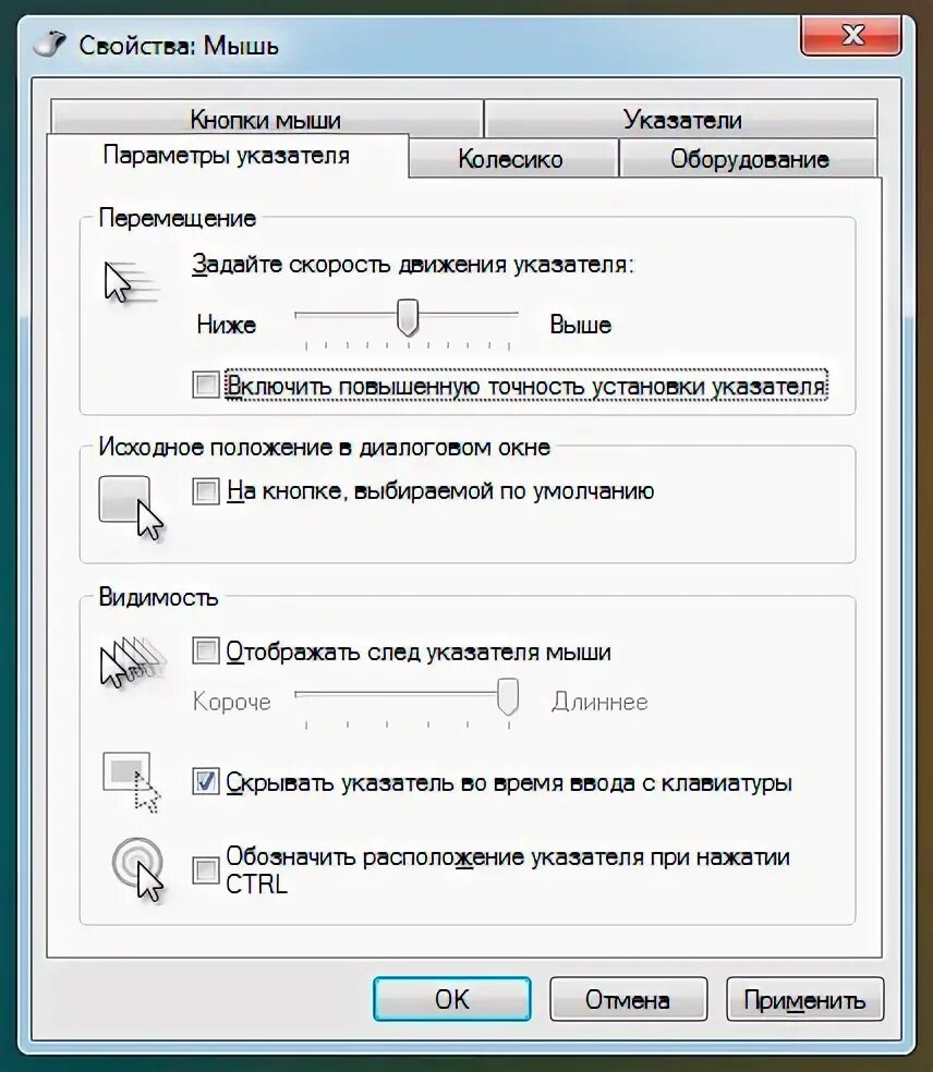 Почему без мышки не работает курсор. Скорость движения указателя мыши. параметры мыши. настройки мышки. курсор мышки не двигается.