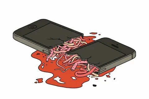 Phone destroyed