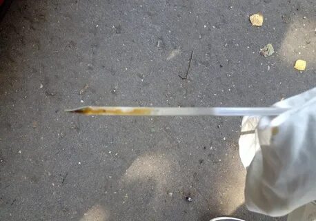 Отметки на щупе масло
