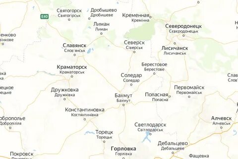 Красный лиман на карте