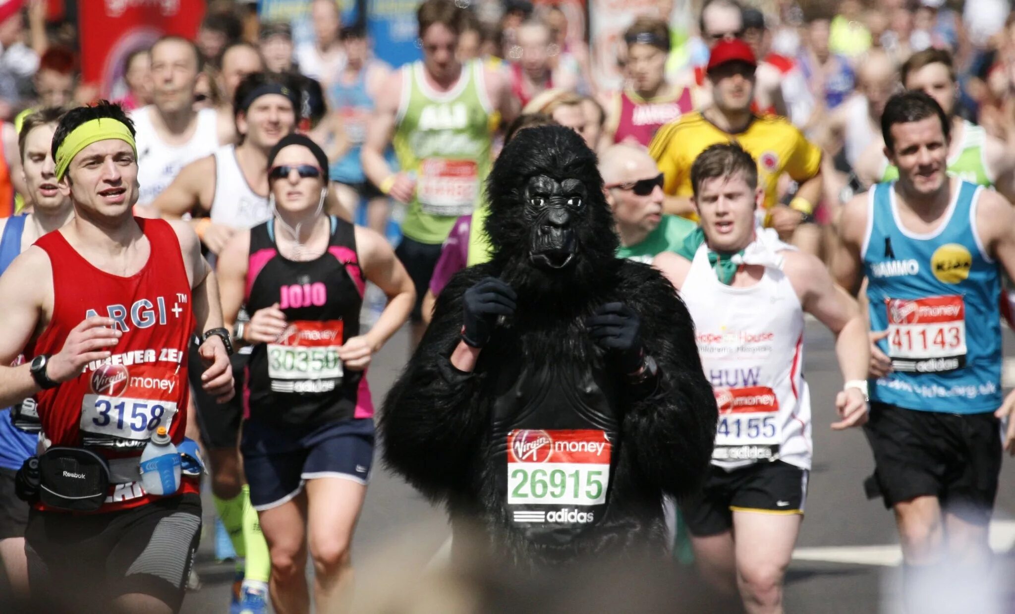 Funny running