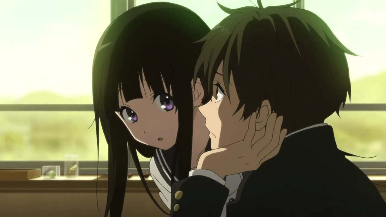 Поцеловать и уйти. Хоука Ореки. Hyouka хотаро. Хека Хотару Ореки.