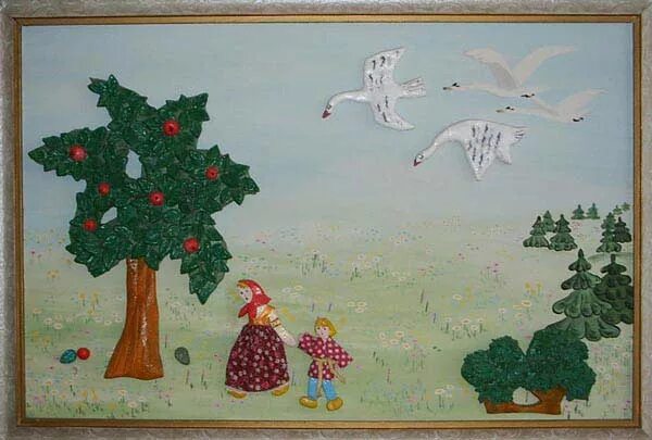Аппликация гуси лебеди. Костюм печки. Поделка гуси лебеди. Декорации для детского сада. Поделка гусь.