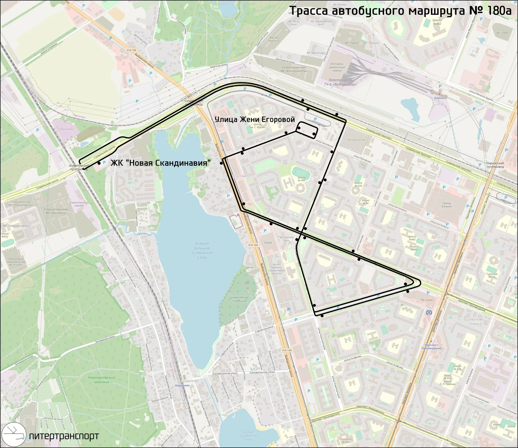 Маршрут 180 автобуса спб остановки