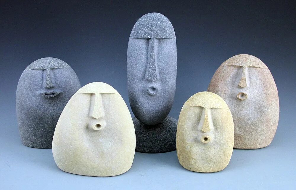 Камень хуюмбула. Sandblasted Stones — Silver Stone Handcrafted. Каменные фигурки. Говорящие камни.