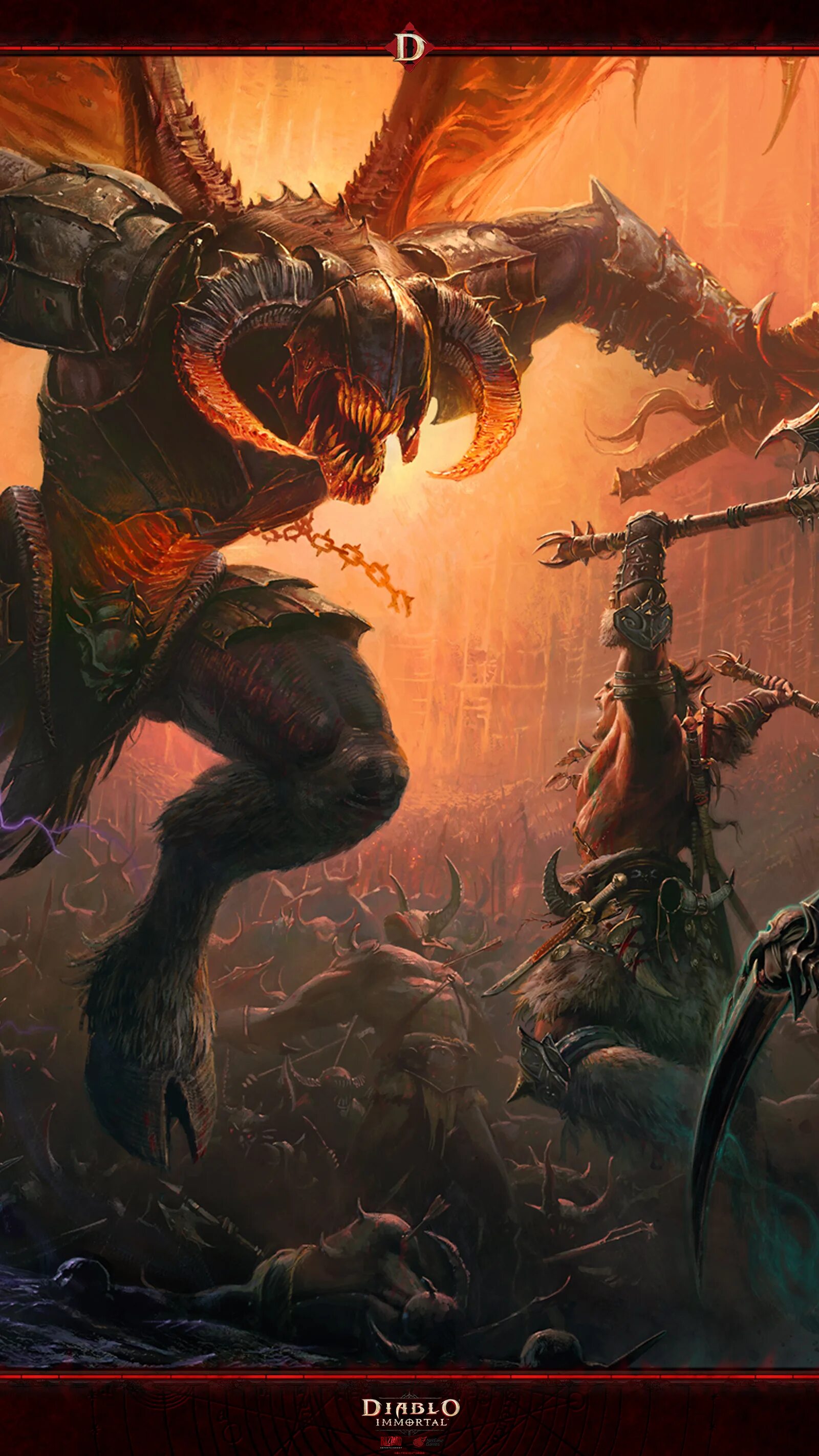 Diablo immortal скриншоты. Игра с диабло цирк. Диабло на айфон. Diablo immortal 1. Древний ужас диабло иммортал.