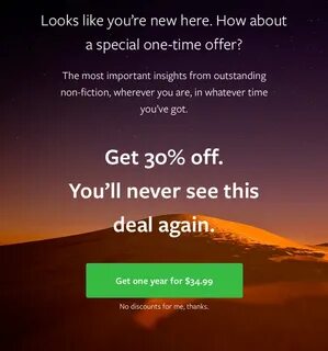 One offer