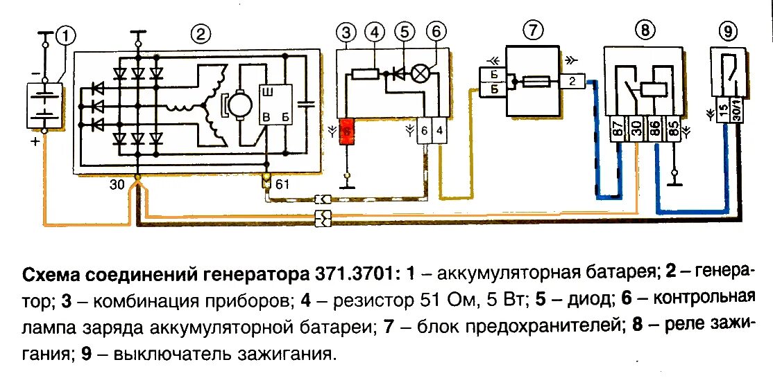 Генератор приоры схема подключения Диод там, диод здесь. или небольшие наблюдения по автоэлектронике Lada Приора