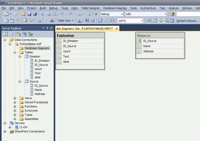 Ms sql таблица. Создание связей между таблицами в базе данных sql management studio.