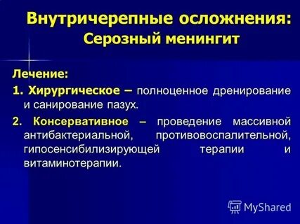 Риногенные осложнения