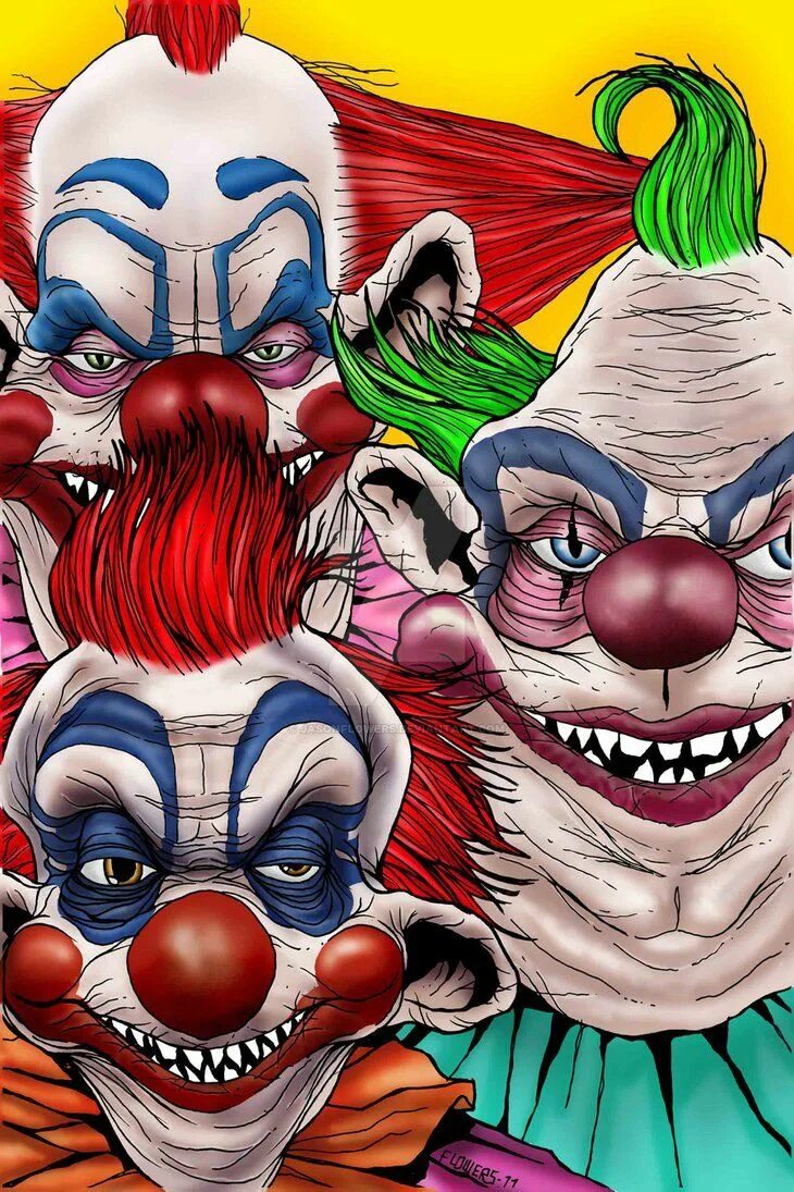 Fear of clowns. Fear of clowns