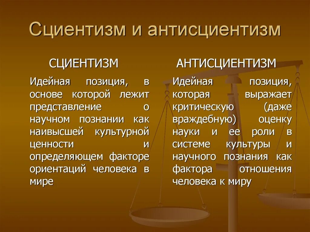 Цеонтизм и антицеонтизм. Сциентризмв философии. Сциентизм и антисциентизм наука. Сциентизм и антисциентизм в современной философии.