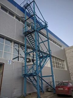 Охрана пожарной лестницы