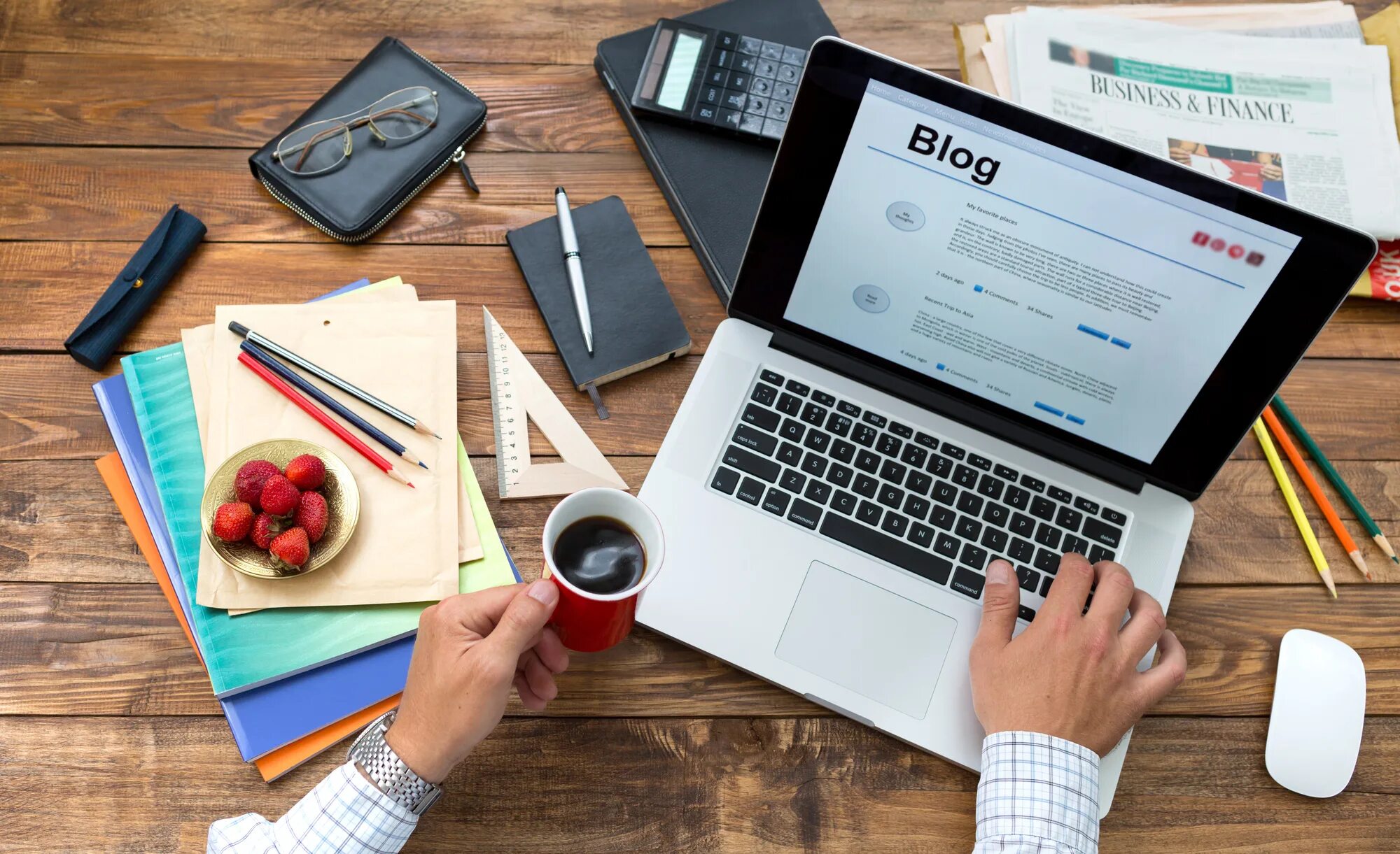 Blog website. Blog website
