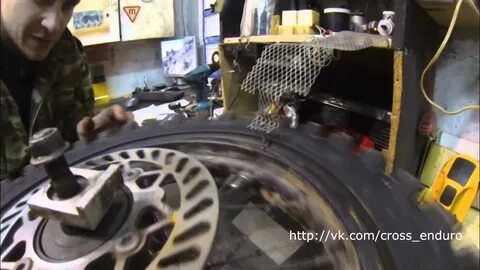 Как выровнять колесо на мотоцикле